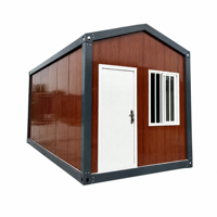 Maison conteneur modulaire préfabriquée en acier, à montage rapide, design moderne, étanche, pour hébergement portable