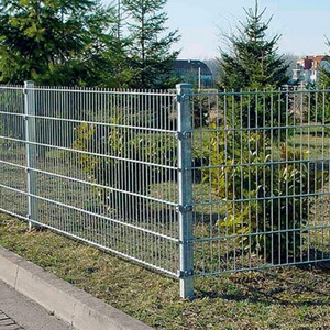 Valla de doble alambre para cinturón verde urbano, valla de doble alambre para protección paisajística de fábrica, valla exterior de doble alambre, valla de <span class=keywords><strong>escape</strong></span> - Product Image 1
