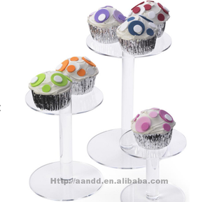 Soporte Redondo Transparente de Acrílico para Cupcakes, Soporte Resistente para Pasteles, Exhibidor de Postres - Product Image 5