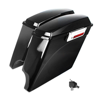 Sac de selle personnalisé pour Harley Davidson Touring 1993 — 2014, sacoche étanche en ABS CVO, boîtier latéral rigide pour motocyclette, noir, 2019