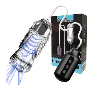 Masturbateur masculin à succion en boîte personnalisé gratuit Vibrateur Vagin Masturbation automatique Ventouse Simulateur Chatte orale <span class=keywords><strong>Fellation</strong></span> - Product Image 1