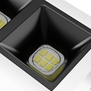 โคมไฟ LED แบบฝังฝ้าเพดาน ป้องกันแสงสะท้อน สำหรับโรงงาน (OEM)  ตัวเรือนอะลูมิเนียม 4100k แสงน้อยสะท้อน เหมาะสำหรับงานตกแต่งสถาปัตยกรรม มาตรฐาน IP20 - Product Image 6