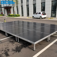 Plate-forme de scène portable GT Stage Deck 2m X 2m avec 200mm de hauteur