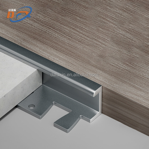 Trang trí dải của nhà sản xuất 0.8mm Độ dày hợp kim nhôm xương cá sàn trang trí cắt tỉa cho sàn gạch bao gồm - Product Image 2