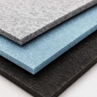 Panneau acoustique moderne en feutre PET insonorisant avec NRC 0.9, imperméable et écologique pour hôtels, appartements et plafonds suspendus