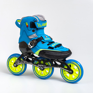 Patines de Carreras Profesionales Populares al por Mayor, Ajustables, Talla Estadounidense, Chasis de Aluminio, Diseño Moderno de Carbono, YQ-S2D en Línea S - Product Image 3