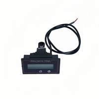 Afficheur LCD en plastique et cuivre pour véhicule électrique, tableau de bord 6 broches, accessoire de rétrofit pour vélo, tension de la batterie 12-80V