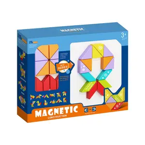 Nieuw Binnen 26 Stuks Geometrische Vorm 3d Magnetische Diy Verbinding Bouwstenen Bouw Kinderen Onderwijs Speelgoed