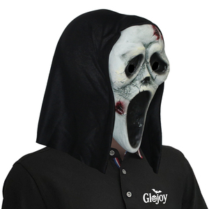 Máscara de Látex de Fantasma con Cicatriz Aterradora, Disfraz de Halloween, Accesorios para Bromas, Disfraz Personalizable - Product Image 6
