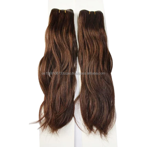 Extensiones de Cabello Rubio con Trama Invisible, Cabello Humano Remy Liso y Sedoso con Puntas Gruesas, Trama Invisible para Proveedores de Salones de Belleza - Product Image 4