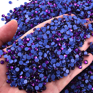 BOBOHOO nouveau Hotfix strass héliotrope et violet couleur SS6-SS30 Flatback strass perles en vrac pour fer Costumes robes - Product Image 3