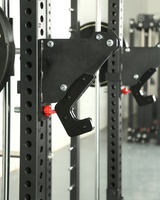 Salle de sport à domicile pour la musculation, musculation, tube en acier multifonctionnel de 3 mm, cage de musculation et de squat, machine Smith