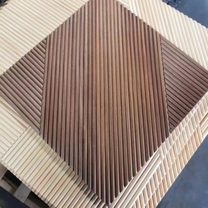 Pannelli in Legno Decorativi 3D con Design Scanalato per Pareti Interne e Rivestimenti in Legno - Product Image 5