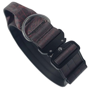 New Waterproof <b>Pet</b> Dog <b>Collar</b> nylon Waterproof Material with Soft Padded Deluxe Metal Quick Release Insert Buckle - Product Image 2