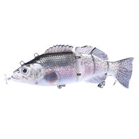 Nouvelle arrivée 140mm 54g 4 sections ABS Kit de leurre de pêche à Charge électrique pour eau salée rivière lac ruisseau océan bateau pêche