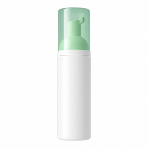 Botella cilíndrica de PET de 50ml 100ml con bomba de espuma <span class=keywords><strong>para</strong></span> dispensador de cosméticos de viaje, <span class=keywords><strong>limpiador</strong></span> <span class=keywords><strong>facial</strong></span>, <span class=keywords><strong>mousse</strong></span>, champú, loción, OEM - Product Image 1