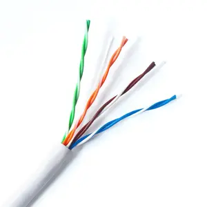 최고의 가격 OEM 브랜드 공장 네트워크 Cat5e UTP Lan 케이블 24AWG 0.5mm CCA CU 순수 구리 고양이 5e 이더넷 4 쌍 1000ft 305m 가격