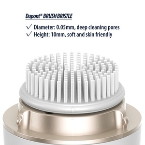 Brosse nettoyante visage en silicone à chargement inductif IPX7, exfoliant rotatif résistant à l'eau pour un nettoyage en profondeur de la peau - Product Image 5