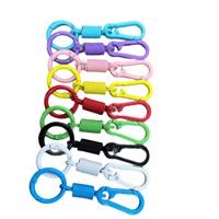 Breloque de sac en alliage de zinc avec logo personnalisé mignon, porte-clés créatif, accessoires de téléphone portable DIY, décoration
