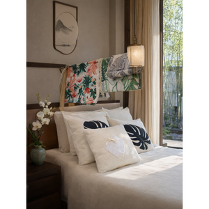 Housses de coussin personnalisées à motif feuilles tropicales, linge de lit, taies d'oreiller pour hôtels, maisons, vente au détail, Turquie, OEM - Product Image 3