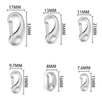 Fermoir ovale à ressort en acier inoxydable au design unique du Zhejiang pour la fabrication de bijoux DIY (bracelets et colliers)