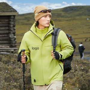 Veste coupe-vent décontractée à capuche en polyester pour homme, nouvelle conception 2024, vente en gros, randonnée, imperméable, avec logo - Product Image 5