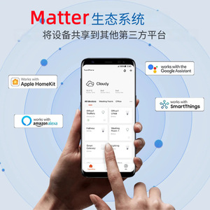 Matter Smart Socket EU <b>Plug</b> with Power Monitor, HomeKit Alexa Google Voice Remote Control, Wireless Smart Outlet - Product Image 4