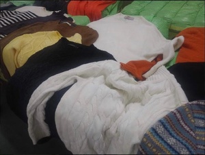 Hàn Quốc Chất Lượng Cao Thương Hiệu Lựa Chọn Thứ Hai Tay Ban Đầu Sử Dụng Người Đàn Ông Phụ Nữ Quần Áo Quần Áo Áo Len Trong kiện - Product Image 3