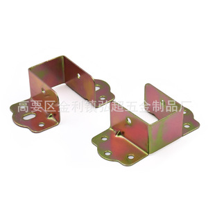Support de fixation pour sommier HC-018 en acier, couleur zinc, durable, pour fixation de planches en bois - Product Image 4