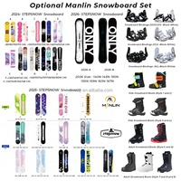 Fabricant de snowboards sur mesure, OEM, marque privée, usine de snowboards, ensemble de snowboards avec boots et fixations pour adultes, femmes et hommes