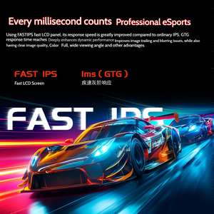 Moniteur d'ordinateur personnalisé en gros 27 pouces 240Hz 2K IPS rapide 1ms, faible lumière bleue, support ergonomique pour Gaming, Café et Entreprise PC - Product Image 3