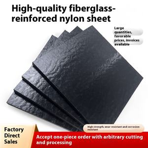 แผ่นใยแก้วสีดำ-PA6Gf30ไนลอนเสริมแรง/PA66 + สารหน่วงไฟ Gf30ทนต่อการสึกหรอพร้อมบริการตัด - Product Image 4