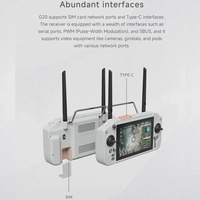 Skydroid G20 2.4GHz/5.8GHz double bande 7 pouces affichage haute définition 30km plage de Transmission télécommande