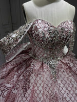Robe de Quinceañera Mumuleo à épaules dénudées bleu ciel, robes de fête d'anniversaire, fleurs 3D, Vestidos De 15 Anos avec nœud