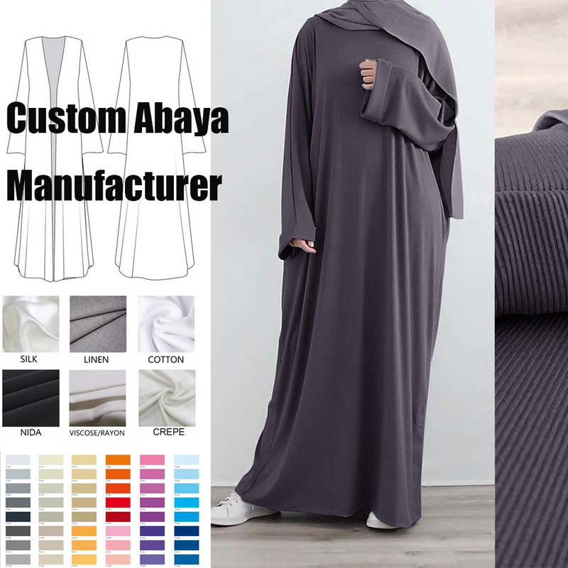 Custom Premium Medina Silk Modest Abaya
