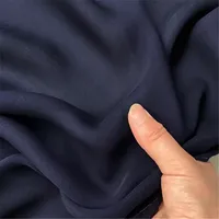 Atmungsaktiver, sofort lieferbarer, heiß begehrter, günstiger Doppel-Seiden-Georgette-Stoff für Kleidung, Hochzeitskleider und Bekleidung