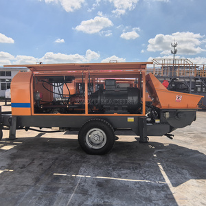 Máquina de bomba de remolque de hormigón con motor diésel para proyectos de construcción - Product Image 3