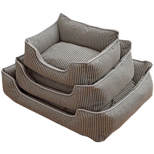 Antiestático Beige/Gris Mascota Gato Gatito Cama Cojín Lavable Resistente a la suciedad Extraíble Cama para perros Casa - Product Image 1