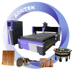 Harga Pabrik Exitech Router Cnc Mesin Ukiran Cnc untuk Pintu Furnitur Kayu Karet