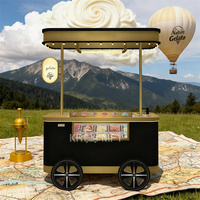 Camión de Comida Móvil, Carrito de Helados, Bar Móvil, Modelo 2025, Estilo Vintage, en Venta