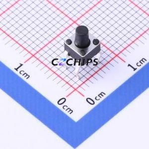 TSC016A06026A Tactile Switch Through hole Component (THT)-4P,4.5x4.5mm Switch Round Button 2.6N Through Hole 4.5mm - Product Image 1