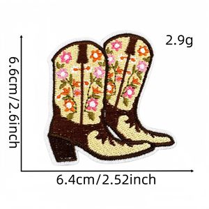 Parche de tela con tema del sudoeste occidental Retro, vaquero, vaquero, bordado, hierro para sombrero y disfraz, reparación DIY - Product Image 5