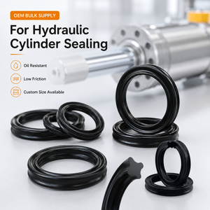 Joint torique <span class=keywords><strong>DYN</strong></span> X Ring Quad Ring NBR FKM à faible friction, anti-rotation, résistant à l'huile, version améliorée pour cylindre hydraulique et pneumatique - Product Image 3