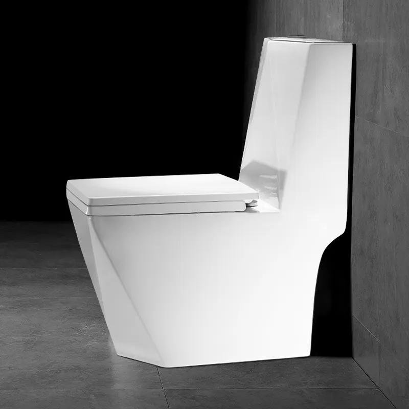 Bồn Cầu Wc Màu Trắng Wc Dụng Cụ Vệ Sinh Commode Một Mảnh Tủ Nước Phòng Tắm Bằng Gốm Bồn Cầu