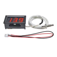 XH-B310 Termometer Digital LED 12V K-type M6 Termokopel Pengukur Suhu 30 ~ 800C