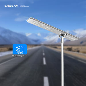 Farolas Solares para Alumbrado Público con Energía Solar de Fábrica SRESKY, 60w 80w 100w 120w 150w, Luces Solares para Exteriores con Poste - Product Image 1