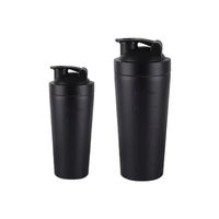 Yauchy — bouteille de Shaker isolé de 750ml, grande capacité, bouteille d'eau en acier inoxydable de 25oz, Shaker pour protéines