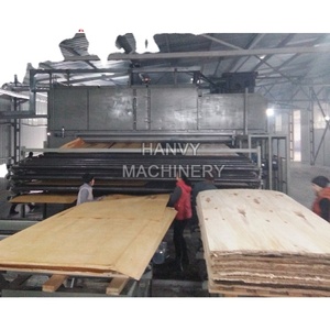 CE 4 Decks 4800Mm Chiều Rộng Ván Ép Làm Gỗ Veneer Con Lăn Máy Sấy Với Tự Động Loader - Product Image 1