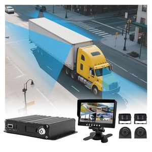 Sistema di Telecamere per Auto <span class=keywords><strong>1080P</strong></span> FHD 4G MDVR 4CH con GPS WiFi, Telecamera di Retromarcia Solare a 360 Gradi per Camion - Product Image 1