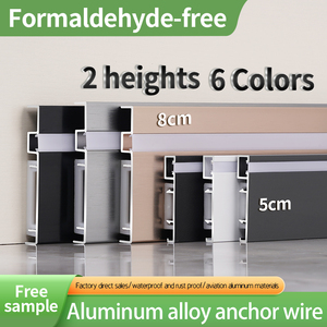 Fabricante Custom Aluminum <span class=keywords><strong>Skirting</strong></span> <span class=keywords><strong>Board</strong></span> Floor Decoração <span class=keywords><strong>PVC</strong></span> <span class=keywords><strong>Skirting</strong></span> <span class=keywords><strong>Board</strong></span> Aquecimento com luz LED